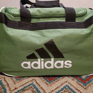 Adidas Duffel Gym Bag - Green, Like New
